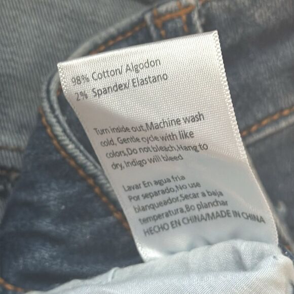 Tricot Distressed Blue Skinny Jeans Plus Size 2XL - Picture 6 of 6